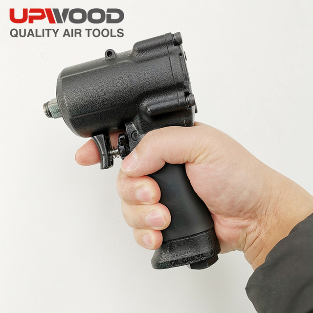 UPWOOD Light Weight Professional Hammer Air Wrench 7000rpm Large Torque Air Impact Wrench Mini Pneumatic Tools