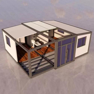 20ft 40ft Prefab Plegable Tiny Fold House Contenedor expandible Dormitorio Casas Panel sándwich Edificio de oficinas Centro comercial Hotel - Product Image 5