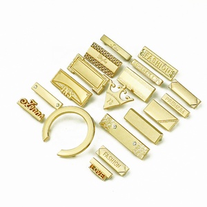 Etichette Metalliche per <span class=keywords><strong>Abbigliamento</strong></span> in Lega di Zinco con Logo Personalizzato in Rilievo, Design Placcato, Etichetta in Metallo per Vestiti di JinYi Hardware Factory - Product Image 5