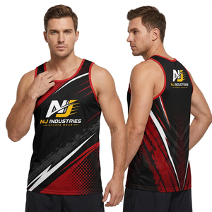 Sports Vest Men's Summer <b>Loose</b> Sleeveless Breathable Anti-UV Eco-Friendly Casual Fitness Sweat Running Basketball Quick <b>Tank</b> <b>Top</b> - Product Image 2