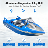 Kart aquatique double place F1 avec coque en alliage aluminium-magnésium, accélérateur à pédale, homologué CE, pour clubs de sports nautiques et stations balnéaires