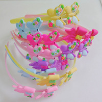 Bando bunga Kawaii Multi gaya warna-warni desainer baru klip rambut manis untuk aksesori bayi perempuan