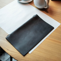 Porte-menu A4 en cuir PU avec élastique, couverture de menu tendance, porte-factures de luxe, support de menu pour restaurants et bars – Offre Spéciale
