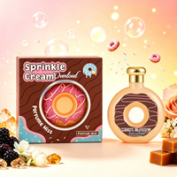 Cadeau romantique pour la Saint-Valentin et les anniversaires pour elle, flacon en forme de donut de 100 ml, parfum crémeux au lait de fraise, parfum longue durée, spray pour femme