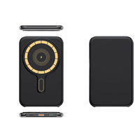 Batterie externe portable haute capacité 5000 mAh avec sortie Type-C 15 W, charge rapide, support de station d'alimentation magnétique sans fil