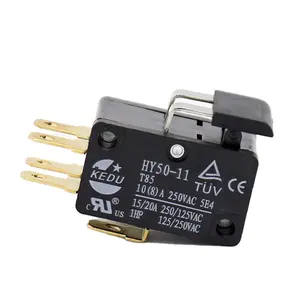 KEDU HY50-11 2NO+2NC 10a t85 micro switch With UL TUV CE