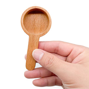 Respetuoso con el medio ambiente, logotipo personalizado, haya, nuez, leche en polvo, té, cuchara medidora, cuchara de café de madera para cocina - Product Image 2