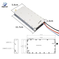 High Power 100W GaN RF Amplifier Module 300-400MHz Broadband Signal Generator for Industrial Research Use