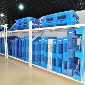 Durable <strong>Plastic</strong> <strong>Tray</strong> for Logistics and Warehousing 1000*800*140mm Grid Nine-Leg <strong>Plastic</strong> <strong>Pallet</strong> - Product Image 6