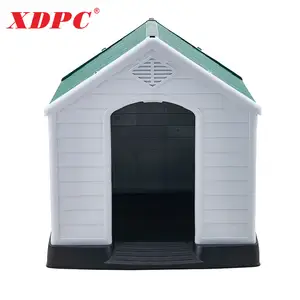 Hot Sale Removable Rainproof Plastic Big Pet Kennel Indoor Elevated Large Dog House For Big Dog