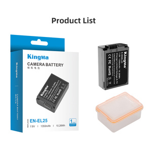 แบตเตอรี่กล้องแบบชาร์จไฟได้ KingMa EN-EL25 สำหรับกล้อง <span class=keywords><strong>Nikon</strong></span> Z30 / Z50 / <span class=keywords><strong>Z</strong></span> <span class=keywords><strong>Fc</strong></span> - Product Image 6