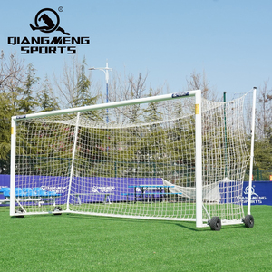 Portería de fútbol de pelo <span class=keywords><strong>directa</strong></span> de fábrica, portería de fútbol móvil de entrenamiento de carrera de lanzamiento portátil de aluminio de alta calidad - Product Image 2