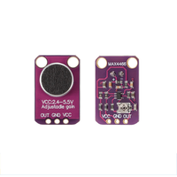Modul Sensor Suara GY-MAX4466 MAX4466 Mikrofon Preamp Modul Amplifier Mikrofon Elektret MAX4466