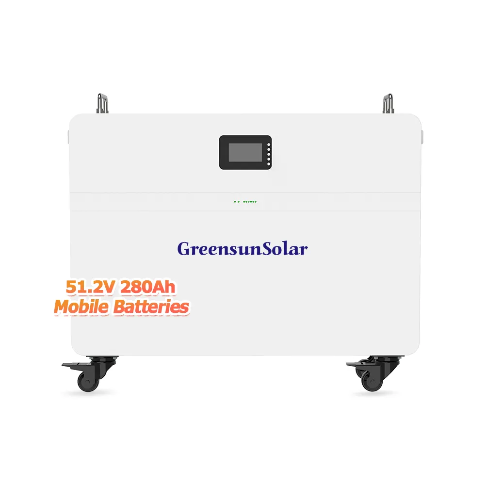 Batterie au lithium 15 kw batterie de stockage d'énergie solaire 51.2V 280Ah remplacer la batterie lifepo domestique par BMS