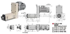ชุดหัวเจาะและกัดแบบธรรมดา รุ่น XT30-2 พร้อมแกนหมุน NT30/MT3/ER32 ผลิตในจีน รับผลิตแบบ OEM / ODM - Product Image 5