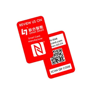 nfc review card Customizable Review Us Sticker Smart QR and NFC Easy Reviews Reusable Link Ideal for Business, Store, Showcase