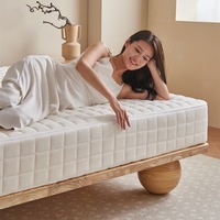 Matelas à ressorts en mousse à mémoire de forme haute densité, orthopédique contemporain, durable, Queen, anti-fatigue, en tissu polyester, fermeté moyenne, qualité hôtelière