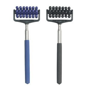 Rodillo de masaje telescópico Yunbei de acero inoxidable, longitud ajustable, masajeador de cuerpo completo para aliviar la espalda, el cuello y los hombros - Product Image 5