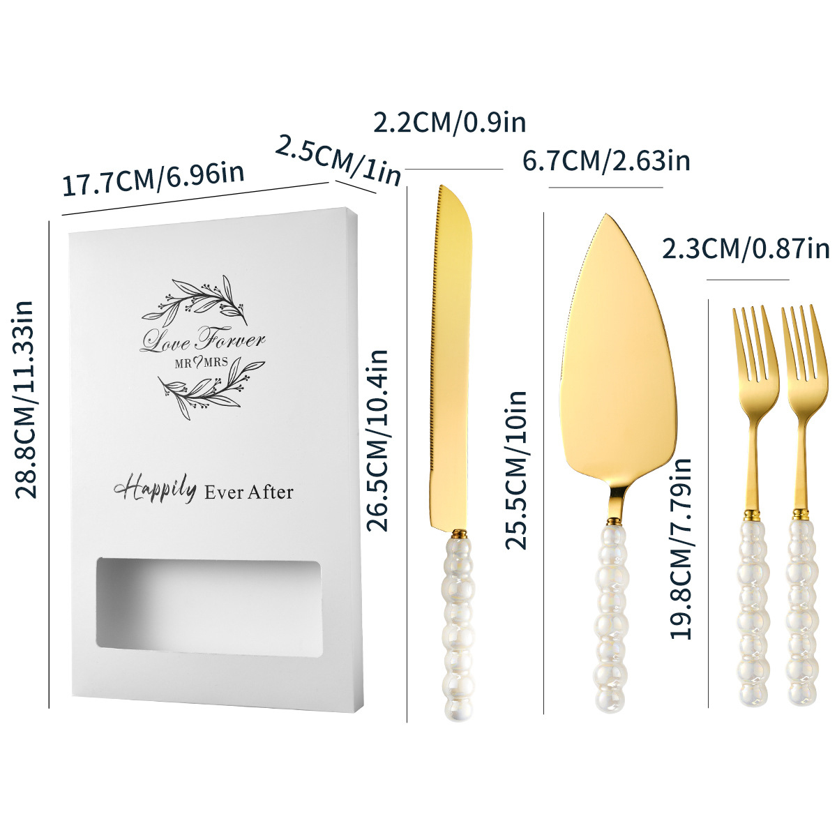 Gold 4pcs