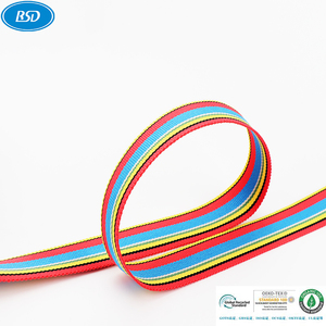 Cinta de Polipropileno Arcoíris de 38 mm de Primera Calidad Personalizada al por Mayor para Correas de Equipaje, Mochilas y Correas para Mascotas, Certificada por Oeko-Tex, de 0.3-4.0 mm - Product Image 2