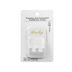 Bonito Portacepillos de Dientes de Pared con Ventosa, Organizador de Baño de Plástico para Uso Doméstico con Impresión de Logotipo - Product Image 4