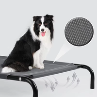 Lit pour grand chien, lit surélevé rafraîchissant, portable, durable, imperméable, pliable, pour le camping, les parcs, les plages