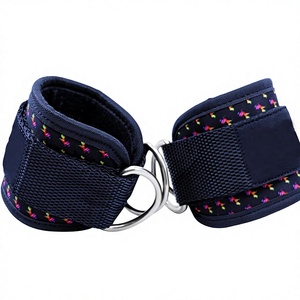 Attelle de cheville à boucle auto-agrippante avec néoprène et nylon, protection professionnelle réglable pour un entraînement sûr des jambes et des exercices de fitness - Product Image 1