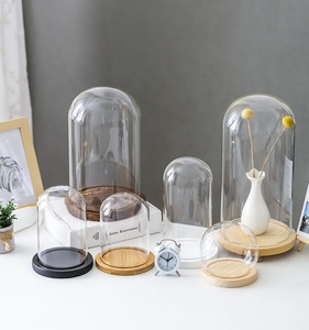 Dôme de présentation en verre soufflé à la main avec couvercle / Mini cloche en verre / Cloche en verre pour cadeaux et rangement - Product Image 5