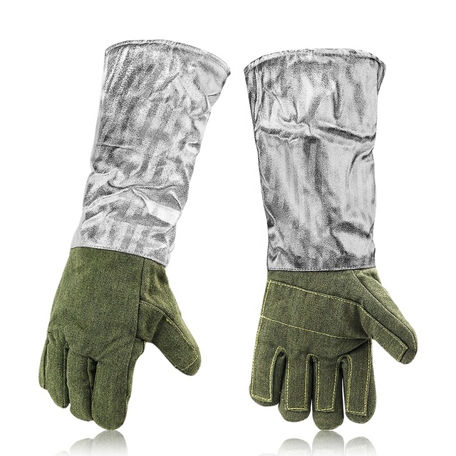 1000 Degree Heat Insulation Gloves Anti-scald High Temperature Thick Fireproof Industrial Welding Gloves