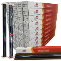 Rouleau de film teinté pour vitres de voiture Llumar en céramique nano, protection UV 99%, blocage IR élevé, film de confidentialité VLT5 VLT15 VLT35 VLT70, vente en gros