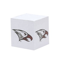 Prix d'usine Logo personnalisé impression couleur Sticky Note Memo Cube Pad avec 4 côté impression bloc-notes promotionnel pour l'école de bureau