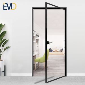 Personalizzabile moderno armadio a battente porta in alluminio resistente all'acqua cornice in vetro soluzione di Interior Design per larghezza altezza dimensioni - Product Image 1
