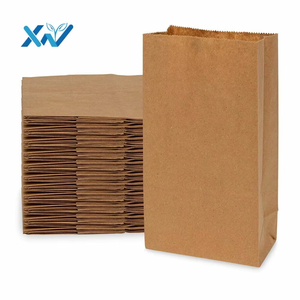 Sachets en papier <span class=keywords><strong>kraft</strong></span> brun à impression numérique sacs à biscuits compostables et biodégradables pour emballage de collation pour promotions - Product Image 1