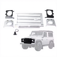 Pour Land Rover DEFENDER 90/110 classique, mise à niveau style SVX, calandre avant en plastique, état neuf, CALANDRE AVANT (SVX)
