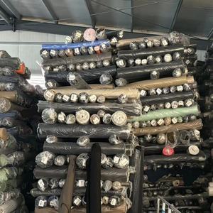 Складская тканая горячая Распродажа 98% хлопчатобумажная 2% спандекс саржевая ткань для брюк в наличии/хлопковая и полиэфирная смешанная ткань - Product Image 1