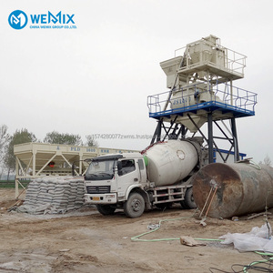 Planta dosificadora de hormigón HZS50 m3 remanufacturada de segunda mano, condición usada, máquina mezcladora de hormigón lista para mezclar pequeña de alta calidad - Product Image 1