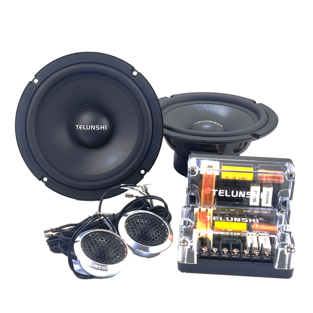 6.5 Inch Dome Tweeter 2 Inch Fullrange Car Audio Components 2-Way Midrange Bass Woofer Subwoofers for Car Sound Component
