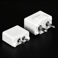 Connecteur de précision isolant haute température en alumine céramique industrielle personnalisé GY9.5 pour pièces de lampes halogènes
