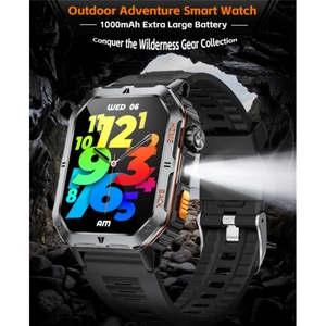 Montre connecté<span class=keywords><strong>e</strong></span> sportive pour homme MT62, très vendue, avec lampe <span class=keywords><strong>de</strong></span> poche, modes sportifs multiples, surveillance <span class=keywords><strong>de</strong></span> la fréquence cardiaque et du sommeil - Product Image 2