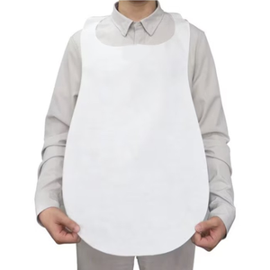 Tablier non tissé jetable pour adulte homard hot pot <span class=keywords><strong>barbecue</strong></span> tablier non tissé résistant à l'huile ménage coréen - Product Image 4