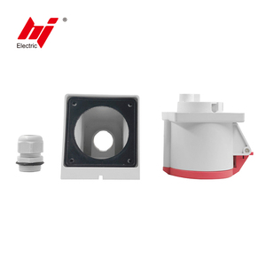 防音3P + E IP44壁取り付け32A工業用ソケットアウトレット中国工場販売 - Product Image 5