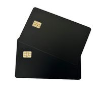 Kundenspezifischer Druck Mattschwarze PVC-Kreditkarte Plastik-Bankkarte mit Silberfolienprägung für Geschenk- oder Werbezwecke