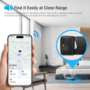 Rastreador Gps inteligente certificado MFI antipérdida a prueba de agua Mini Air Tag Find My Finder Locator para Airtag Ios Iphone Find My Device - Product Image 4