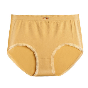 Biancheria intima da donna taglie forti 100.00kg slip da ragazza in cotone traspirante con cavallo a vita media pantaloncini da ragazza comodi - Product Image 5