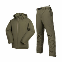 Ensemble de vêtements rembourrés AK pour garder au chaud - Veste tactique à capuche imperméable pour l'automne et l'hiver, veste rembourrée
