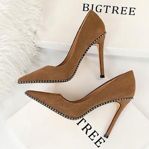 Tacchi a punta da 12cm décolleté con <span class=keywords><strong>tacco</strong></span> da <span class=keywords><strong>donna</strong></span> <span class=keywords><strong>scarpe</strong></span> <span class=keywords><strong>tacco</strong></span> alto con <span class=keywords><strong>borchie</strong></span> - Product Image 3