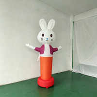 Costume de mascotte gonflable Longgang Panda en tissu Oxford, durable et résistant à l'eau, pour la publicité des magasins de meubles