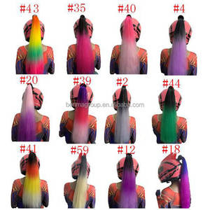 Accesorios para Motocicleta <span class=keywords><strong>con</strong></span> Diseño Atractivo, Peluca Colorida para Casco, Cola de Caballo Superior, Cola de Caballo para Mujer, Cabello para Casco de Motocicleta - Product Image 6