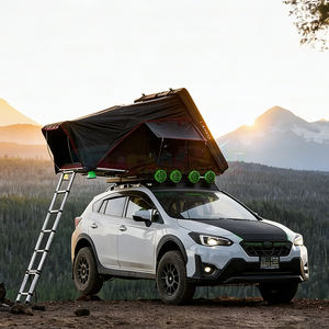 Tente de toit de voiture de luxe en aluminium à coque rigide pour 2 à 4 personnes, avec échelle, pour camping en plein air - Product Image 6