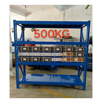 Étagère de rangement multi-niveaux réglable Gui Chang, capacité de 200 à 500 kg par niveau, en acier antirouille pour entrepôt